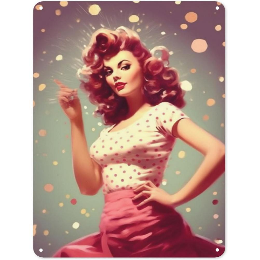Металлические жестяные таблички Пинап Сексуальные девушки Настенное украшение Табличка Винтажный художественный плакат Жестяная картина для мужской пещеры Дома Кафе Сада Клуба Бара