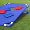 Red Blue Bean Bags Game Throwing Cornhole Game Board Portable Cornhole Set  Sports Toys
