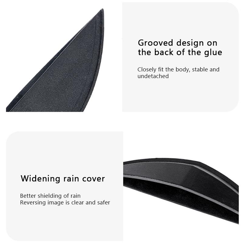 SEAMETAL Автомобильная камера заднего вида HD Камера заднего вида Дождевик Силиконовый Всепогодный Водонепроницаемый Защитный козырек для камеры заднего вида Легкая установка