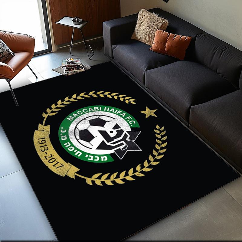 Losc Football Crest Carpet, Chair Rug,Rug for Office Bedroom living rooms, Doormat decor Fan Gift Christmas Gift
