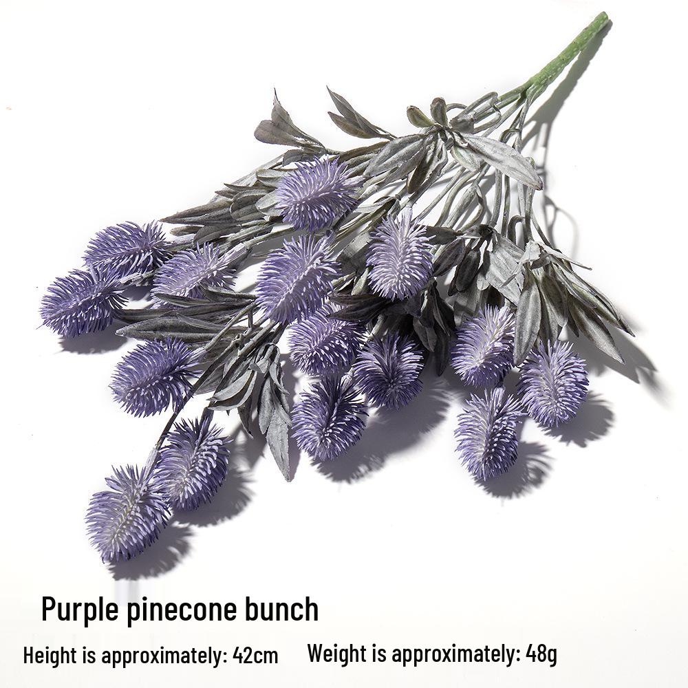 Pine Cone Faux Fruit Wreath: Elegant Indoor Wall or Table Decor