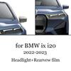 TPU Paint Protection Film for BMW iX50 iX40 M60 Xdrive i20 2022-2023 Headlight and Rearview Mirror Clear Protective Sticker