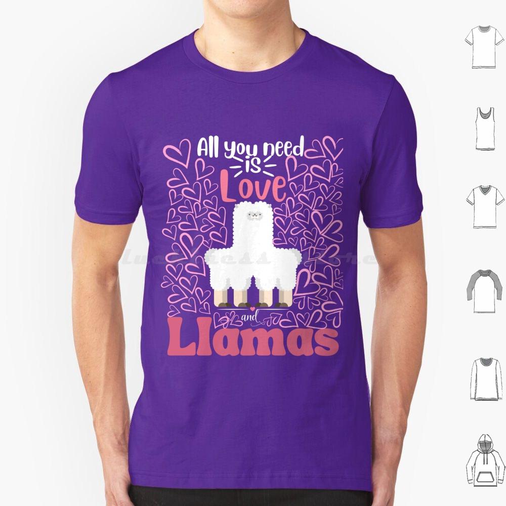 Llama Valentine Puns T Shirt Big Size 100% Cotton Cute Llama Valentine Puns Llama Valentine Puns Love Cool Llama Valentine Puns