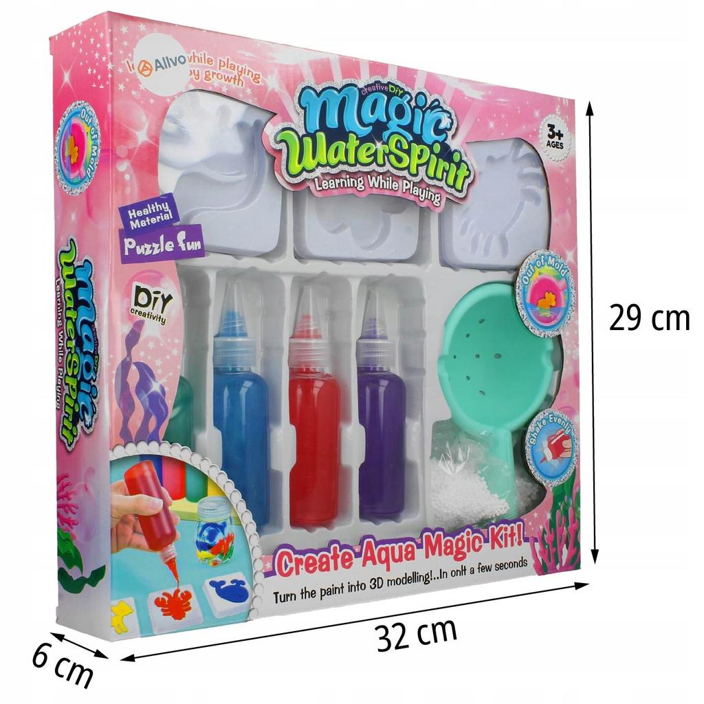 [PACZA] Creative set for children Magic Water Gel + Molds Z3421R