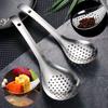 Stainless Steel Strainer Sichuan Pepper Seasoning Spoon Kitchen Soup Colander Mesh Deep Fryer Oil Frying Scoop Kitchen Gadgets