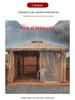 Rural Straw Gazebo: Thatched Sun Shade & Rain Shelter for Courtyard, Farmhouse, Restaurant, or B&B