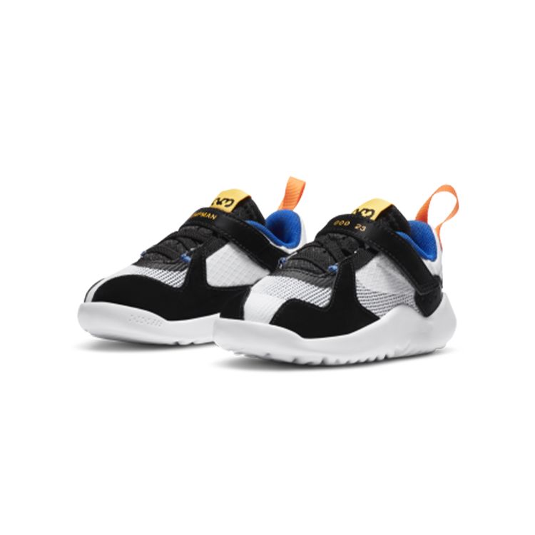 Jordan Delta Durable Low-Top Sports Casual Shoes Baby Sneaker Black White Orange CT1567-140