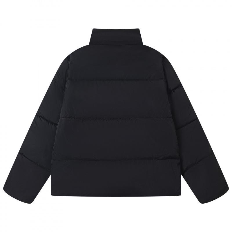 Унисекс Хлопковая куртка Palm Angel в полоску, цветовые блоки, принт с буквами, воротник-стойка