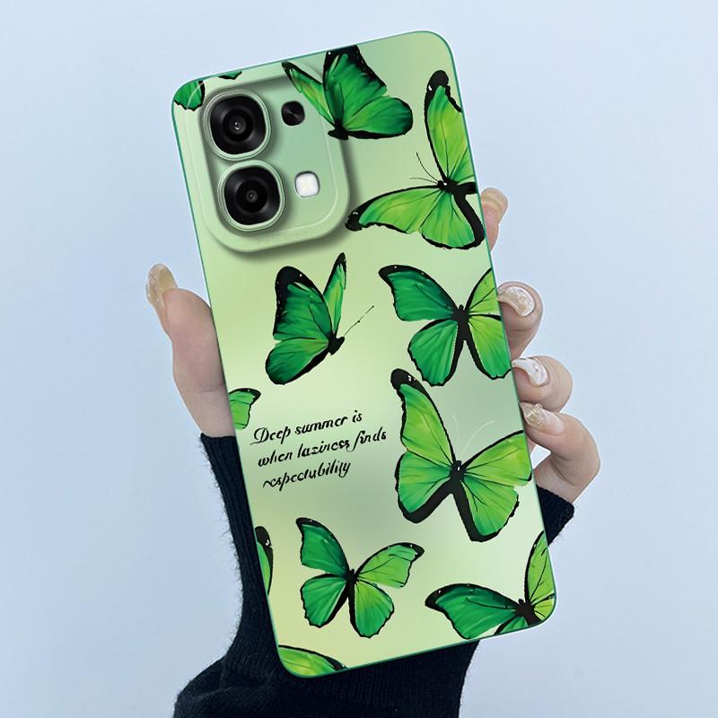 Чехол для Oppo A6 Pro 5G 4G Модный Минимализм Масляная Живопись Цветочный Силиконовый Мягкий Корпус Телефона Новый Дизайн Ударопрочная Задняя Крышка