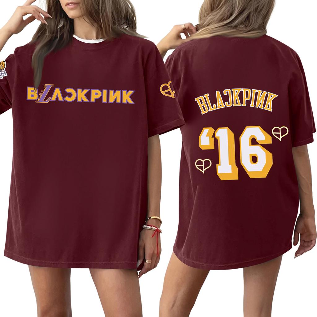 Женская футболка с круглым вырезом и короткими рукавами с принтом