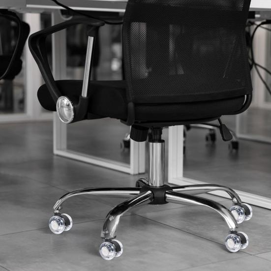 Office Chair Wheels 50kg Load-capacity Simple Installation Universal Furniture Caster Chair Mute Wheel Replacement Parts
