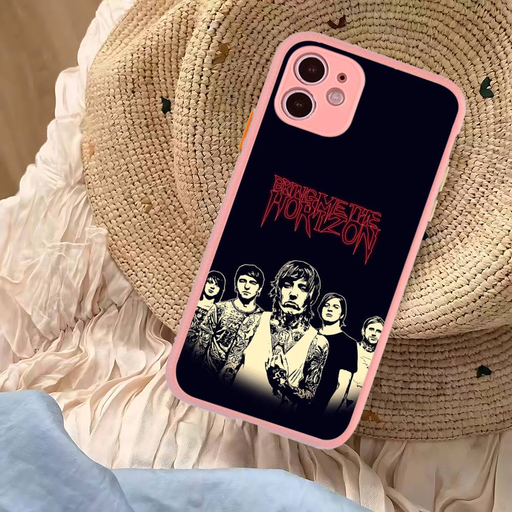 Bring Me The BMTH Horizon Matte Translucent Phone Case For iphone 16 ProMax 15 14 13 12 11 X XS PRO Plus