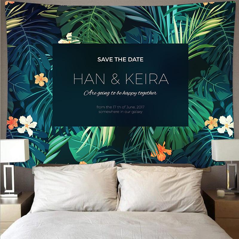 Богемный Пейзаж Гобелен Настенный Гобелен Абстрактная Ткань Живопись Домашний Декор Лунное Перо Гобелен Хиппи Настенная Ткань Ковер Потолок Декор Комнаты