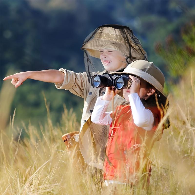 1 шт. Легкая москитная шляпа для лица для пеших прогулок и путешествий на открытом воздухе - Дышащая сетчатая конструкция для рыбалки, кемпинга, аксессуар для пеших прогулок