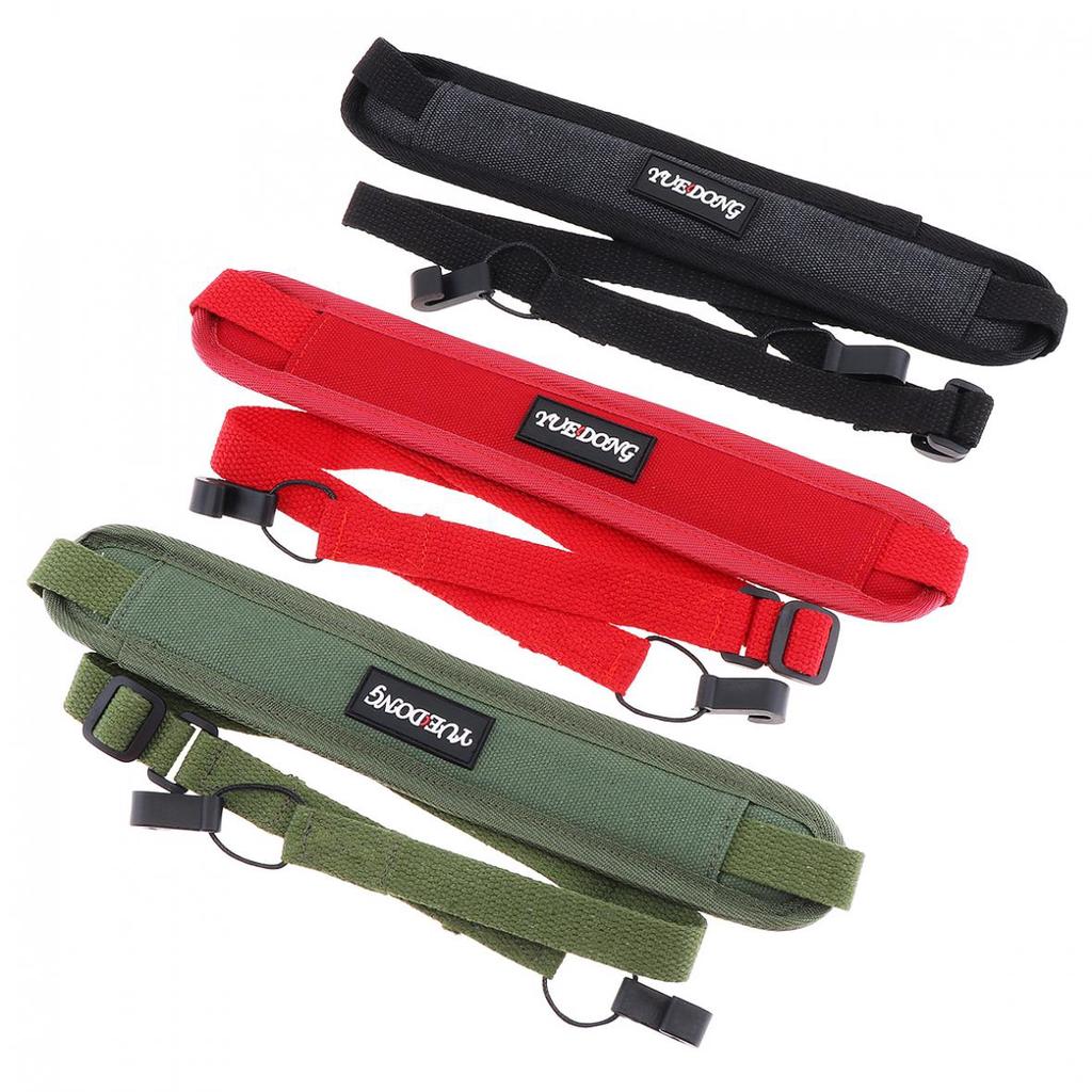 Регулируемый цветной ремешок для гавайской гитары Дышащий хлопковый ремешок с двойным крючком без перфорации