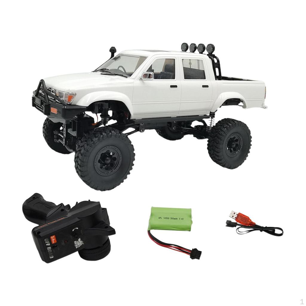 1:16 Scale C64-1 RC Crawler Car 4WD Electric Vehicle Trucks 10 km/H Rechargeable High Speed for