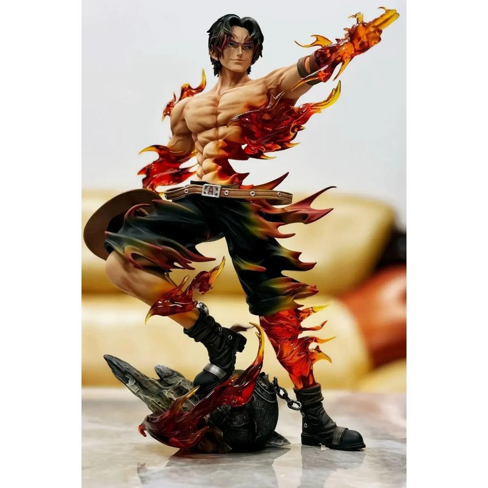 Ace Anime Figure Portgas·D· Ace Action Figurine Statue Pvc Gk Model Collection Doll Desk Decoration Toy Birthday Gifts