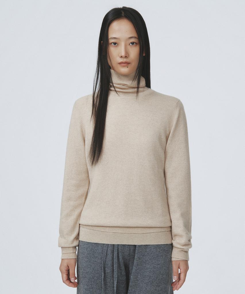 Eleuheuseu 100% Cashmere Turtleneck Basic Women'S Top (6 Types - Select 1)