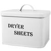 Коробки для сушильных листов с крышкой, многоразовая корзина для сушильных листов для кондиционера для белья, большая вместимость, контейнер для декора в прачечной и гостиной