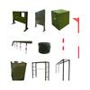Outdoor Fixed 400m Obstacle Course Training Equipment