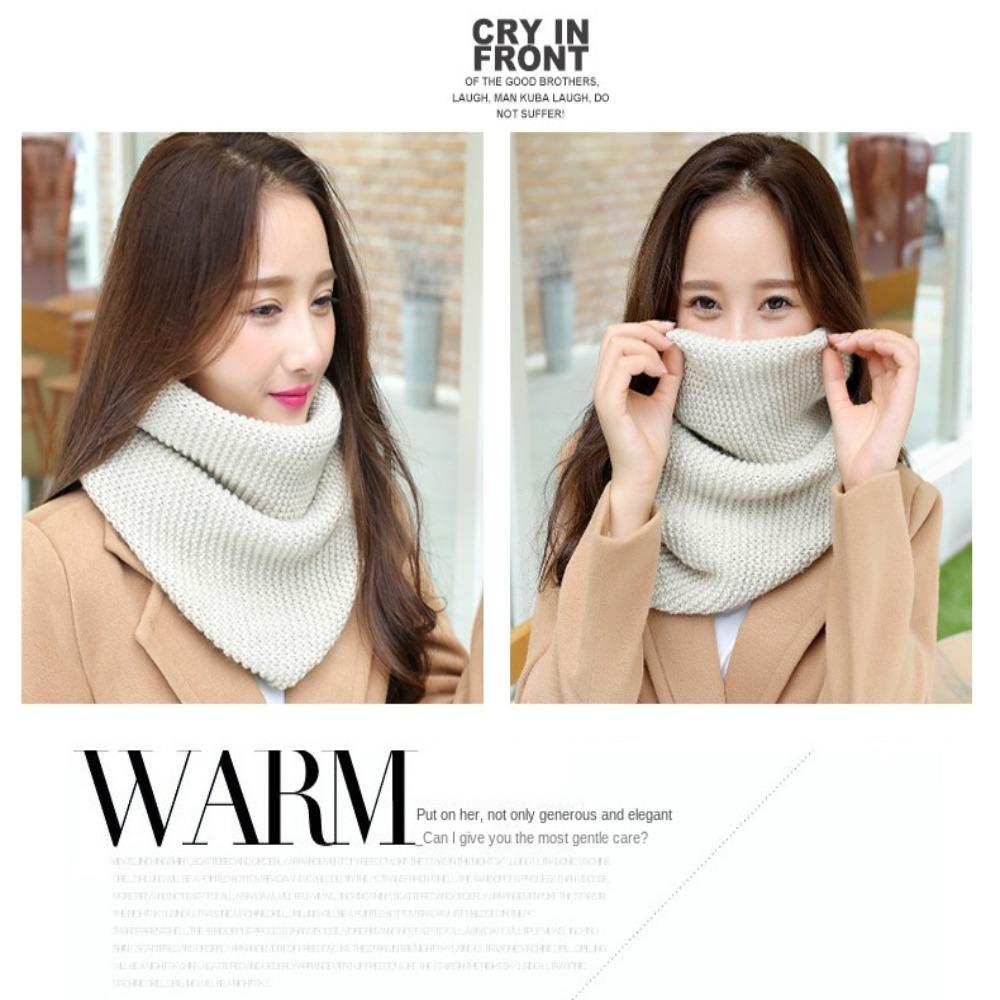 Thickening Thermal Neck Warmer Bib Warm Tube Warm Neck Cover Skiing Motorcycle Scarf Autumn Winter