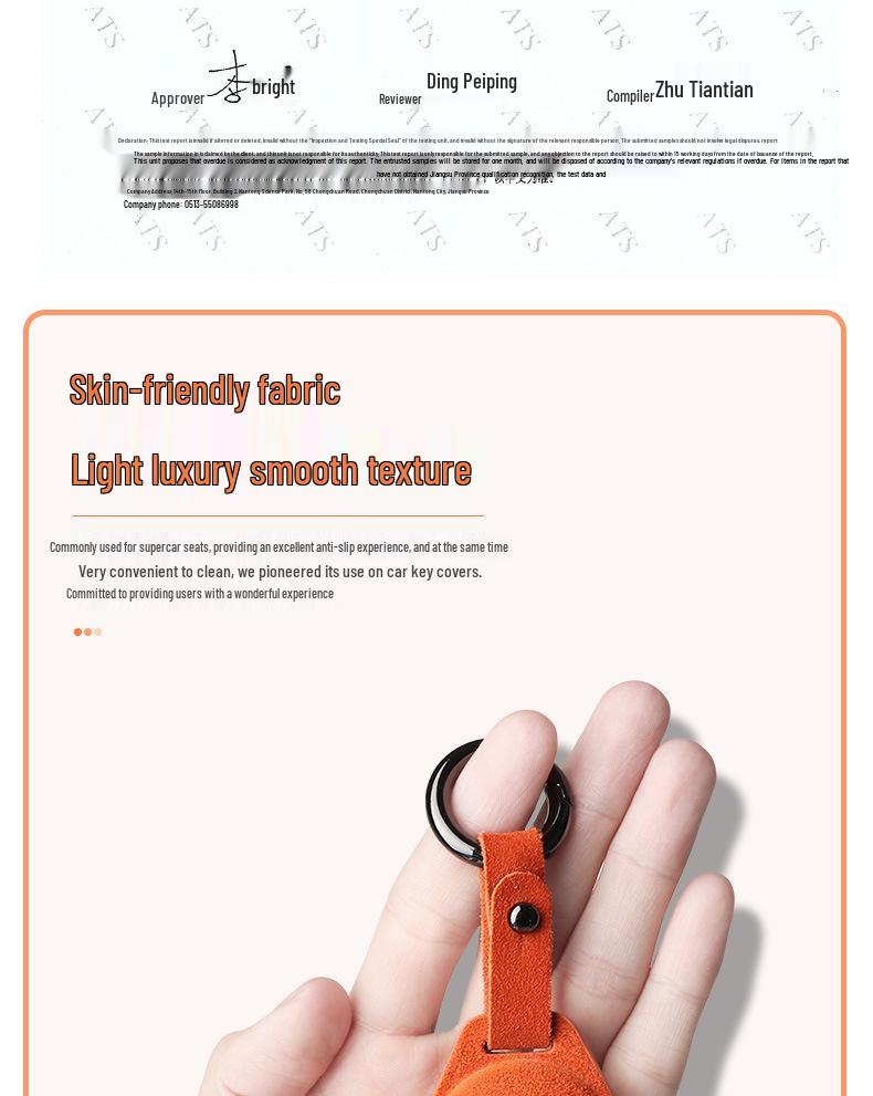 Премиальный замшевый и кожаный чехол для ключей Geely Galaxy L7 с пряжкой для мужчин и женщин