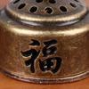 Buddhist Utensils Incense Burner Incense Censer Alloy Sandalwood House Furnishings Home Office Decoration