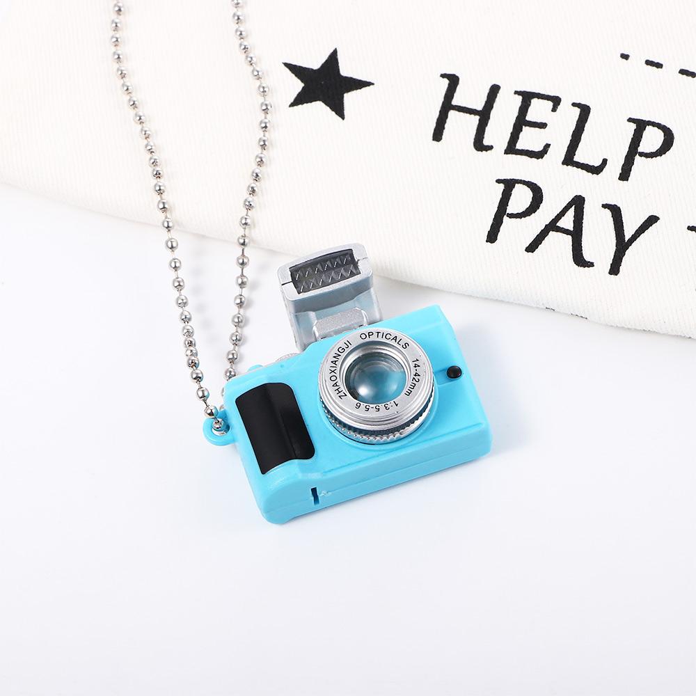 Unisex Punk Men Women Flash Camera Fashion Jewelry Sweater Chain Music Pendant Necklace