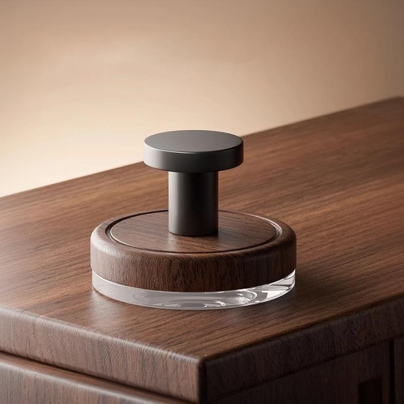 Wood Grain Strong Suction Hook Removable No Drill Adhesive Wall Hook for Bathroom Kitchen Entryway Hat Bag Hanging