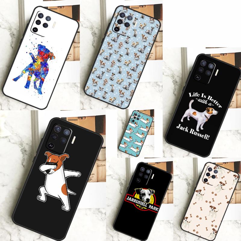 Джек-рассел-терьер для OPPO A57 A57S A77 A5 A9 A53 A52 A72 A96 A76 A16 A54 A74 A94 A38 A58 A78 A15 A17, чехол