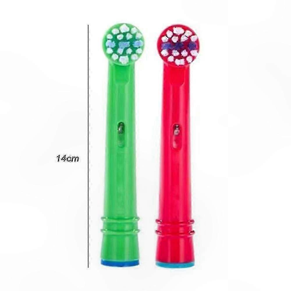 4-Pack Kids Toothbrush Replacement Heads, Soft Bristles, Small Size