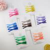 3pcs Candy Color Crossover Bangs Clip Korean Girls Sweet Hairpins Cross Seamless Hair Clip Broken Hair Clip Edge Clip Headwear
