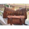 Bags Combo Motorcycle Leather Panniers Saddle Luggage Pouch Side Bag Saddlebags