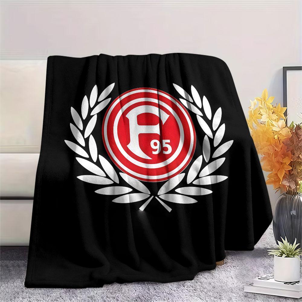 Fortuna Düsseldorf logo FlAannel Blanket, High quality Comfortable for All Seasons, Home Decor, Warmth and Comfort