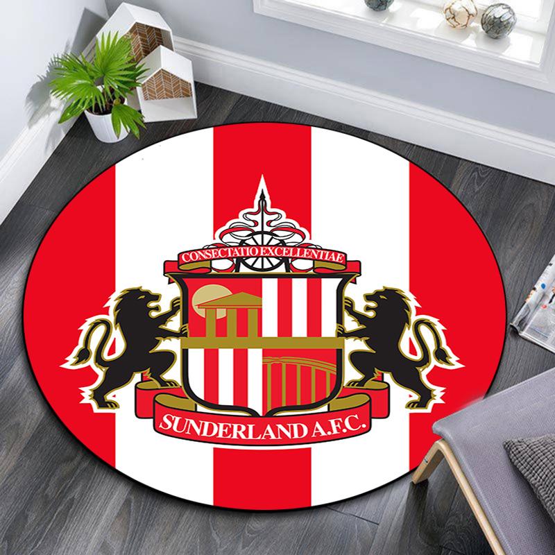 Sunderland Round Area Rug Under Office Chairs Bedroom Living Room Home Decor