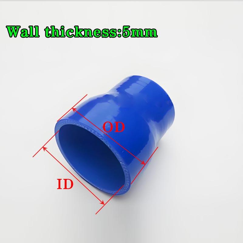 76mm Length 1PC Universal Silicone Tubing Hose Straight Big To Small Car Intercooler Turbo Intake Pipe Connector Coolant Tube