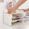 1 Pcs Desktop Organizer Stackable File Rack Papers Rack A4 File Storage Tray Simple   Archives