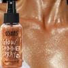 Body Shimmer Liquid Highlight Brightening Illuminator Glitter Mist 76ML