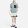 Air Jordan 23 Engineered Colorblock Pocket Round Neck Casual Short Sleeve Gray Black Men's DM1389-041