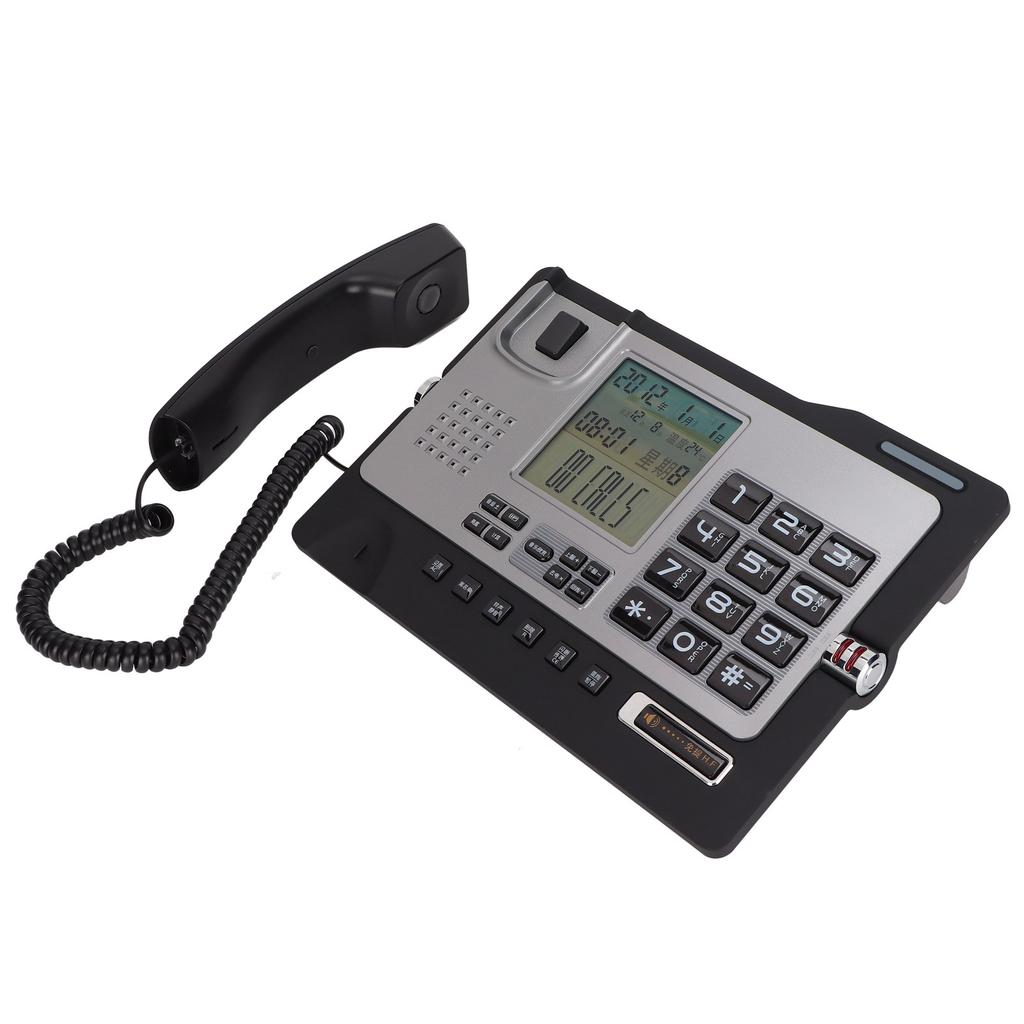 Проводной стационарный телефон с функцией определения номера, голосовыми подсказками и функцией отключения звука для домашнего офиса