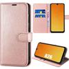 Protective Case - BOOLING - for Samsung Galaxy A26 5G - Pink PU Leather - 360 Degree Protection - Shockproof