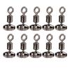 10pcs 3 Way Fishing Swivels T Turn Brass Barrel Triple Swivel Cross Line Fishing Connectors