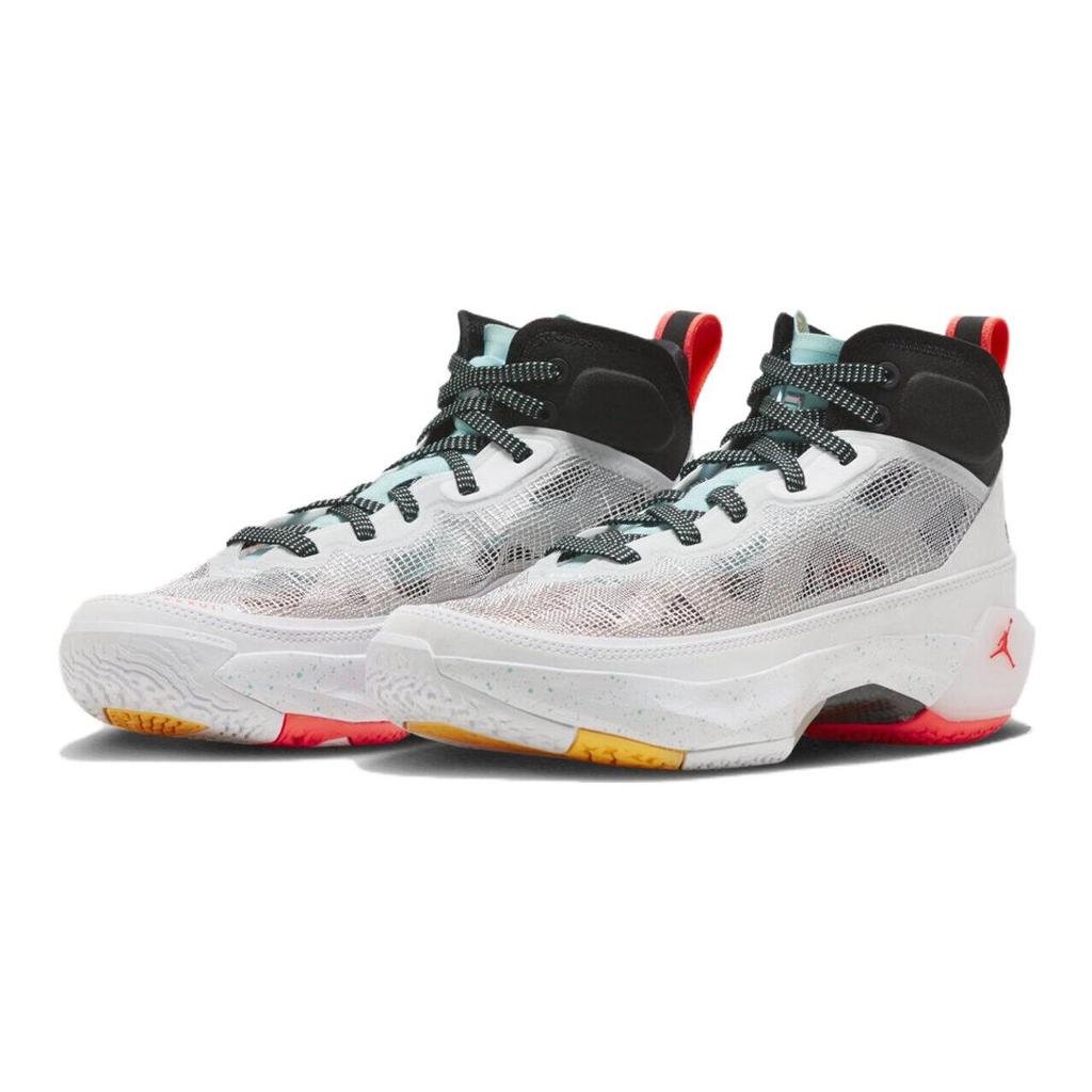 Guo Ailun x Air Jordan 37 PF GS Silver Island Green Детские кроссовки Белый металлик-Серебристый Черный FJ4495-130