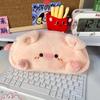 Plush Pink Color Piggy Pencil Case Creative Korean  Student Pencil Bag High Capacity Stationery Scrapbook Storage Bag