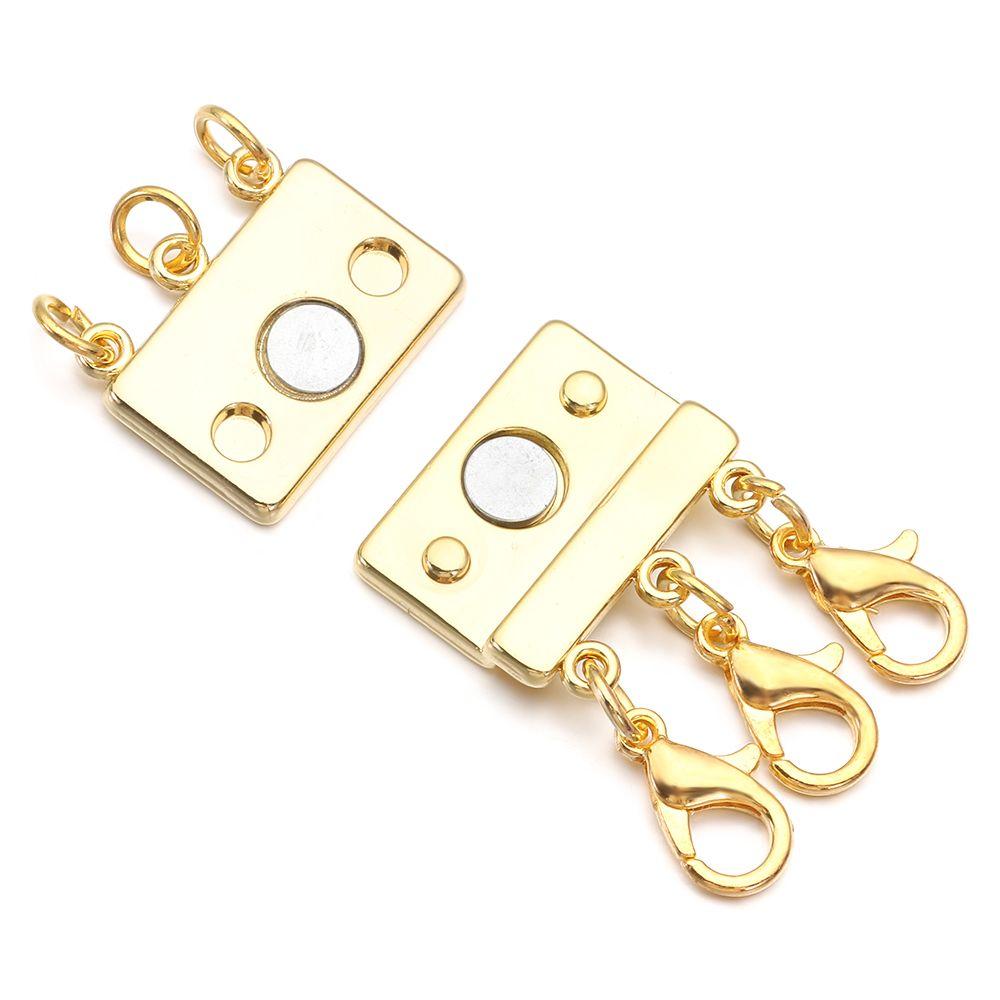 Застежки-пряжки Магнитный разъем для ожерелья для многослойного браслета Магнитная застежка ожерелья