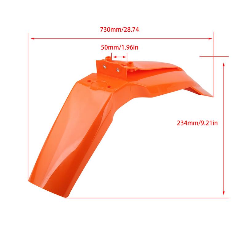 For KTM XC 300 Motocross Front Fender Mudguard SX EXC XCW XCF EXCF SXF XCFW 150-500 2019-2023 Dirt Pit Bike Modified Accessories
