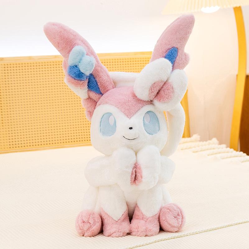 40cm Glaceon Sylveon Plush Toy Cute Anime Stuffed Doll Holiday Gift