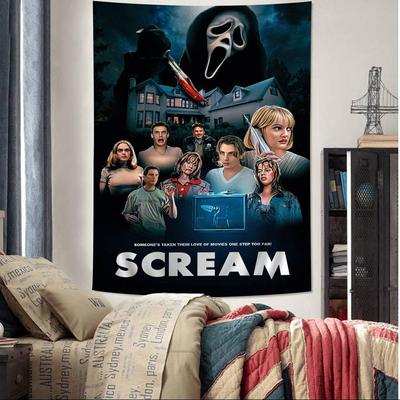 Классический фильм ужасов триллер S-ScreaM Красочный гобелен на стену Богемные настенные гобелены Мандала Настенные листы