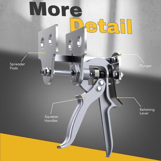 Инструмент для сжатия тормозного суппорта с ручкой для сжатия, высокая прочность, компактный, портативный, универсальный