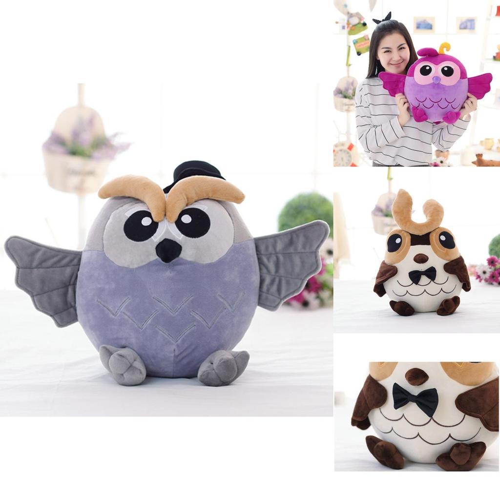Высококачественная милая плюшевая игрушка-сова для детей, мягкие и приятные на ощупь набивные куклы